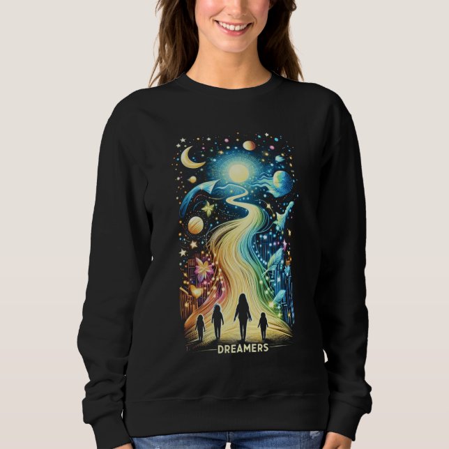Sweatshirt Chemins légers des rêveurs (Devant)
