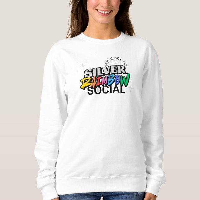 Sweatshirt Chemise à capuche avec logo pour femmes (Devant)