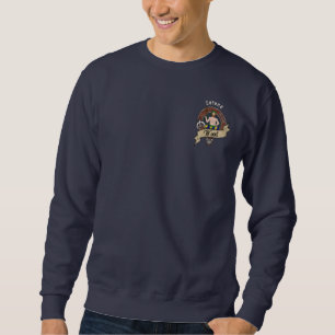 Sweatshirt Chemise à manches longues avec badge et devise du
