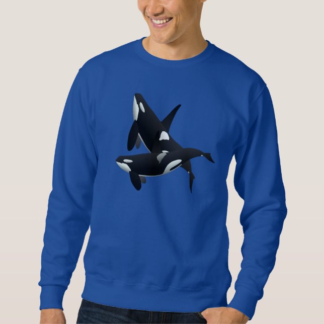 Sweatshirt Chemise à manches longues Baleine tueuse (Devant)