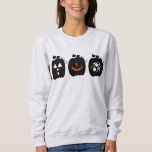 Sweatshirt Chemise à manches longues Cool Pumpkin Design Retr