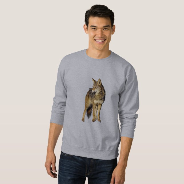 SWEATSHIRT CHEMISE À MANCHES LONGUES - COYOTE (Devant entier)