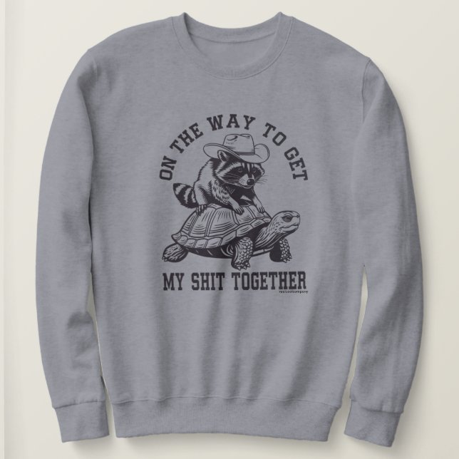 Sweatshirt Chemise à manches longues drôle avec graphique de  (Design devant)