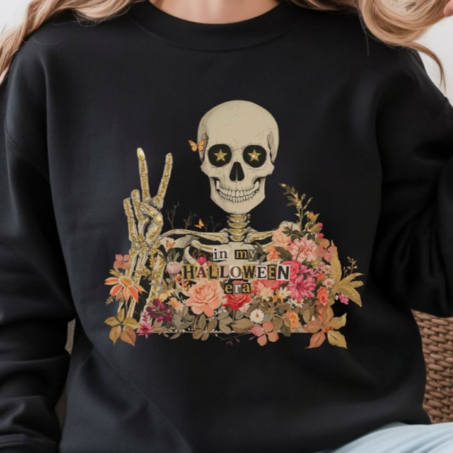 Sweatshirt Chemise à manches longues florale squelette de ma  (Créateur téléchargé)