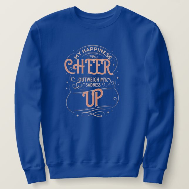 SWEATSHIRT CHEMISE À MANCHES LONGUES POUR HOMMES HAPPINESS CH (Design devant)