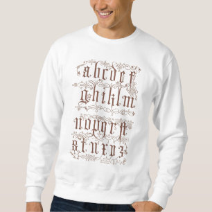 Sweatshirt Chemise Alphabet