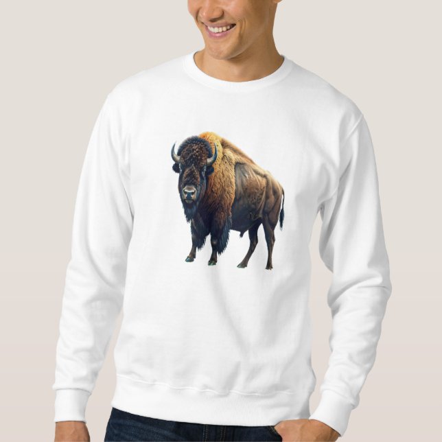 Sweatshirt Chemise américaine de bison (Devant)
