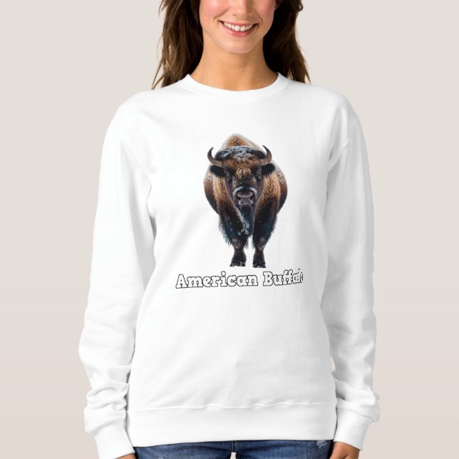 Sweatshirt Chemise américaine de bison (Devant)