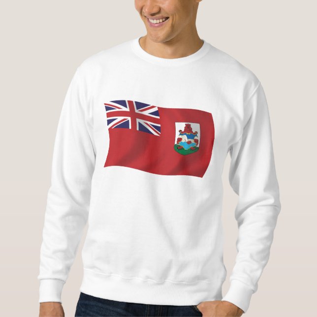 Sweatshirt Chemise au drapeau des Bermudes (Devant)