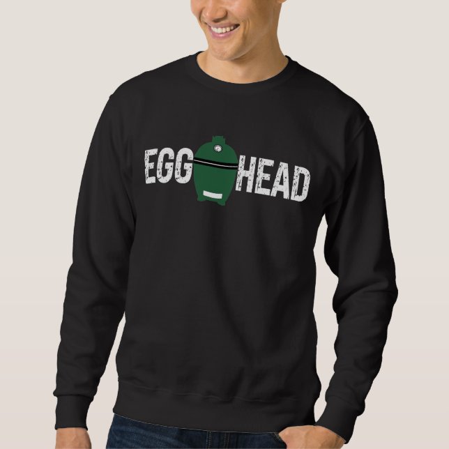 Sweatshirt Chemise barbecue à tête d'oeuf - Funky Grillmaster (Devant)