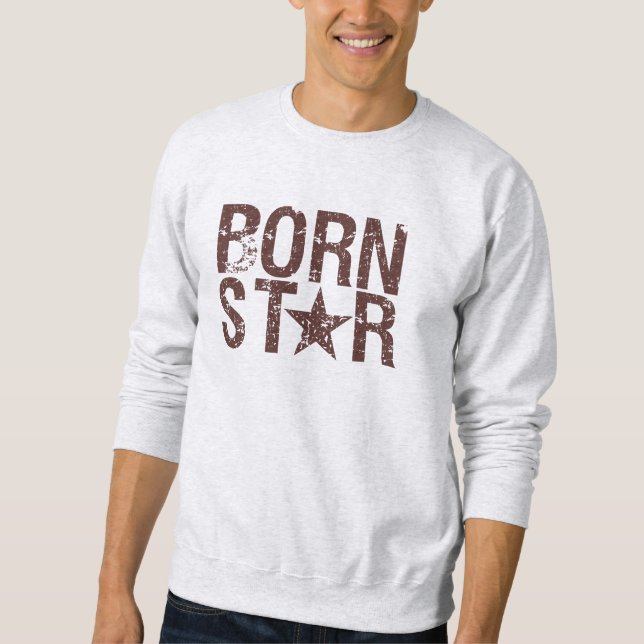 Sweatshirt Chemise BORN STAR - choisir style & couleur (Devant)