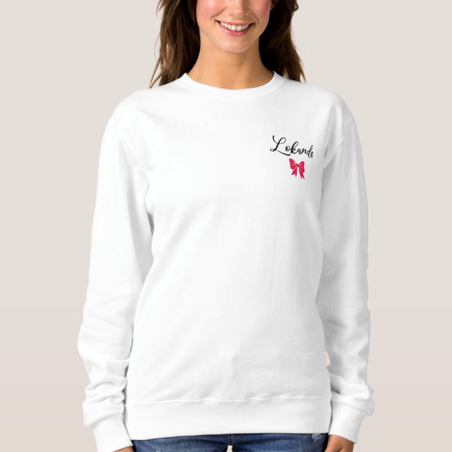 Sweatshirt Chemise Bow du camp Lokanda (Devant)