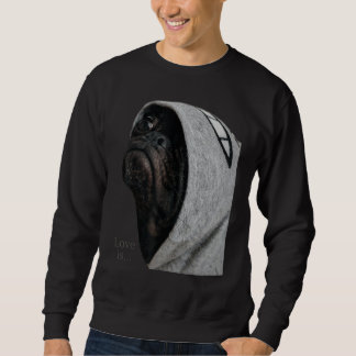 Sweatshirt Chemise Carlin noir Femmes Hommes Carlin Maman Pap
