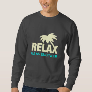 Sweatshirt Chemise cool pour ingénieurs avec citation drôle