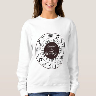 Sweatshirt Chemise Créée pour Adorer