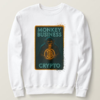 Sweatshirt Chemise Crypto Monkey Business – Bitcoin