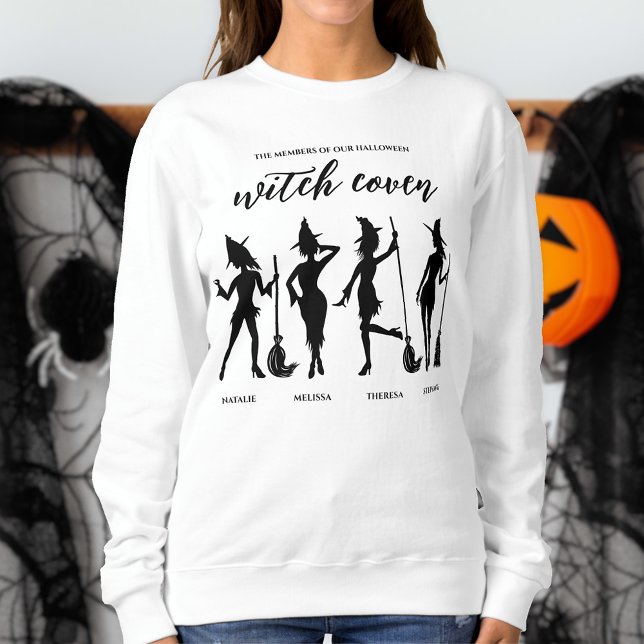 Sweatshirt Chemise D'Amitié De Groupe De Sorcières Pour Quatr (Créateur téléchargé)