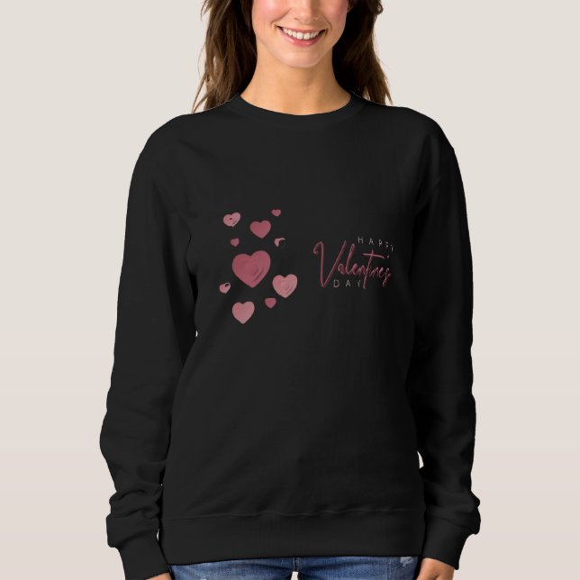 Sweatshirt Chemise d'amour de la Saint-Valentin – Esthétique  (Devant)