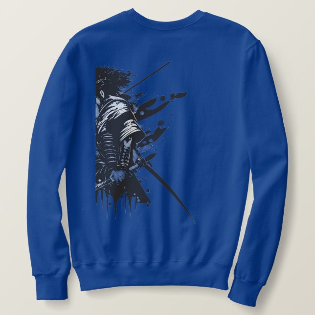 Sweatshirt Chemise de base Samurai – Kanji japonais 侍 Guerrie (Design dos)