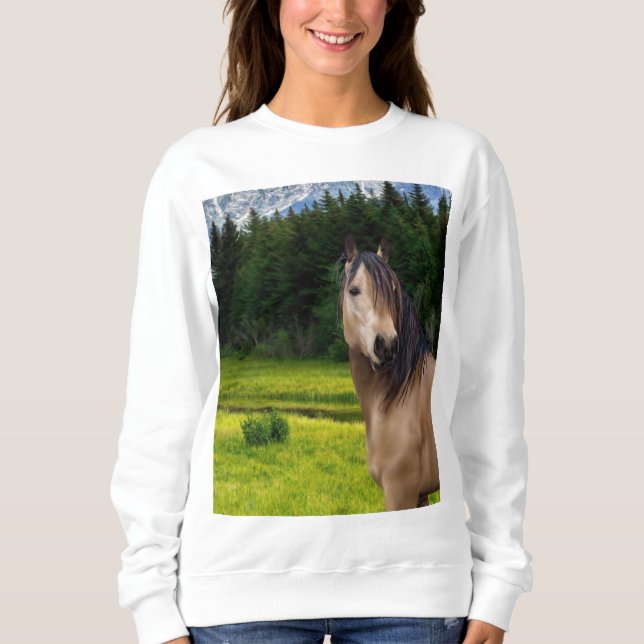 Sweatshirt Chemise de cheval Buckskin (Devant)
