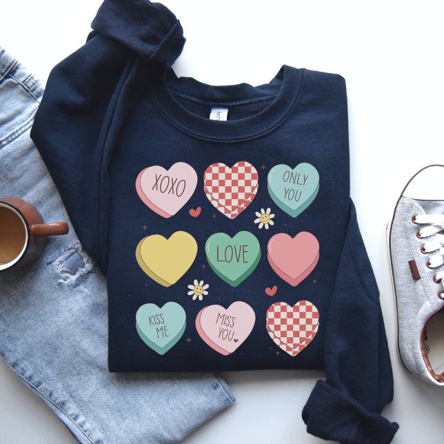 Sweatshirt Chemise de coeur de la Saint Valentin, cadeau de l (Créateur téléchargé)