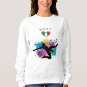 Sweatshirt Chemise de fan de football de l'Italie Drapeau Spl
