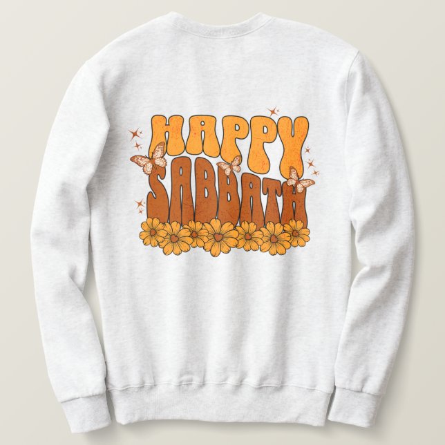 Sweatshirt Chemise de femme "Joyeux Sabbat" (Design dos)
