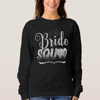 Sweatshirt chemise de fête de bachelorette Équipe de mariée a