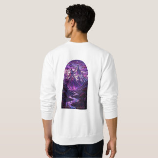 Sweatshirt Chemise de montagne en verre coloré