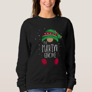 Sweatshirt Chemise de Noël assortie pour famille de Gnome Mar