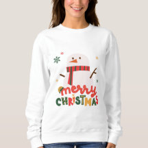 Chemise de Noël bonhomme de neige pour femmes