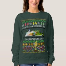 Chemise de Noël du conducteur de course