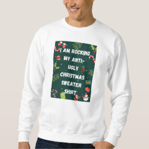Sweatshirt Chemise de Noël moche