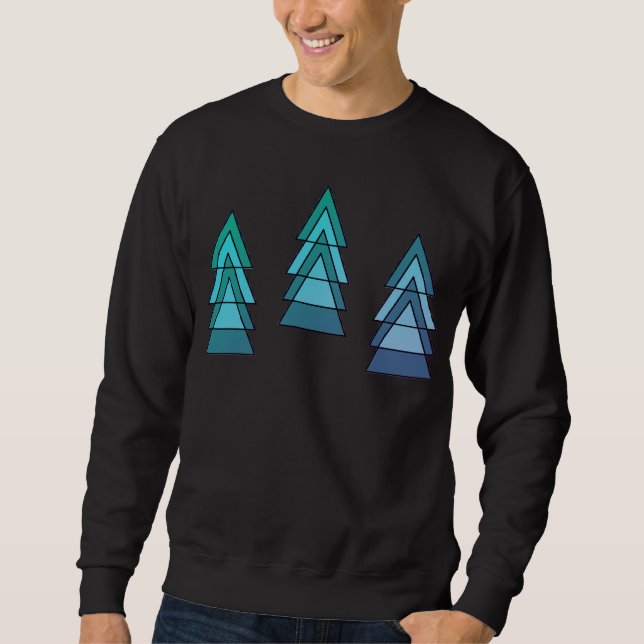 Sweatshirt Chemise de Noël par dalDesignNZ (Devant)