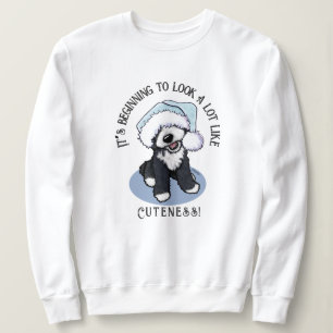 Sweatshirt Chemise de Noël pour chiots Bernadoodle KiniArt