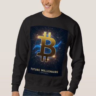 Sweatshirt Chemise de nuit Bitcoin Futur Millionnaire