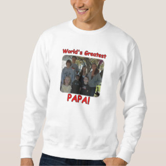 Sweatshirt chemise de papa