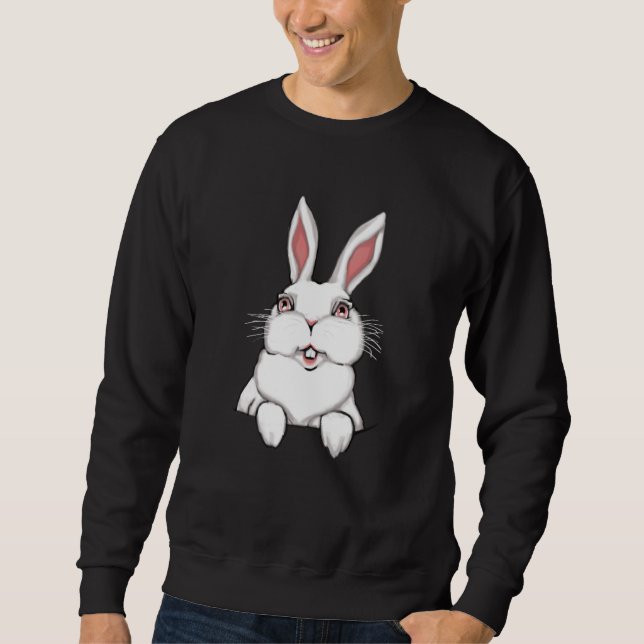 Sweatshirt Chemise de Pâques Bunny Bunny Bunny Bunny Lapin (Devant)