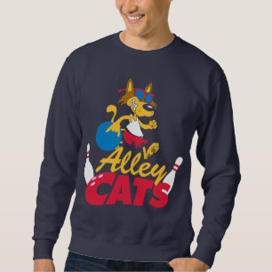 Sweatshirt Chemise de roulement de chats d'allée