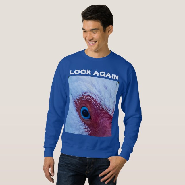 Sweatshirt Chemise de sport de base pour hommes Look Again (Devant entier)