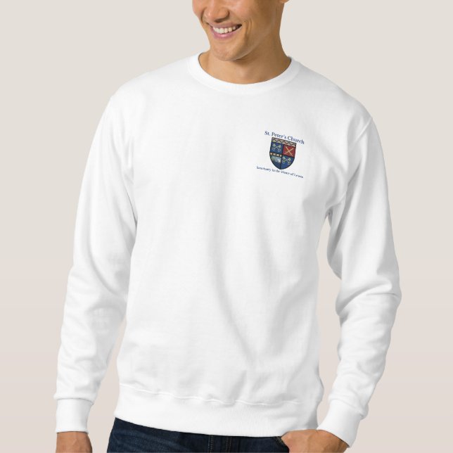 Sweatshirt Chemise de sport du bouclier de St-Pierre  (Devant)
