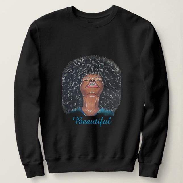 Sweatshirt Chemise de sport "Magnifique"  (Design devant)