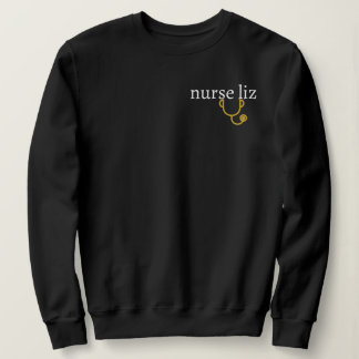 Sweatshirt Chemise de sport personnalisée avec nom et titre d