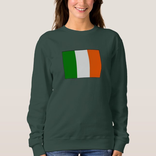 Sweatshirt Chemise de sport pour femmes irlandaises  (Devant)