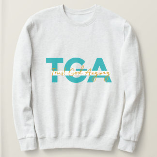 Sweatshirt Chemise de sudation blanche de toute façon confian