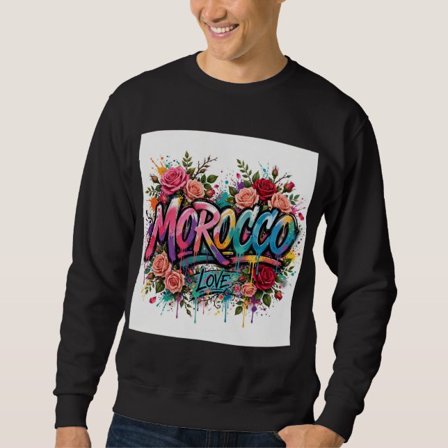 Sweatshirt Chemise de sudation de base Maroc (Devant)