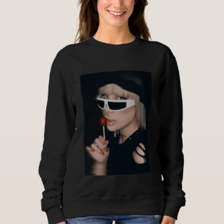 Sweatshirt Chemise de sudation d'humeur de princesse rebelle