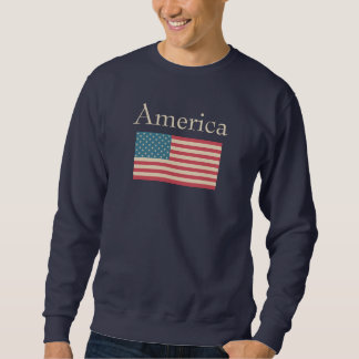 Sweatshirt Chemise de sudation Drapeau Américain