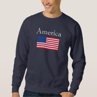 Sweatshirt Chemise de sudation Drapeau Américain