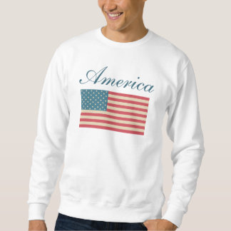 Sweatshirt Chemise de sudation Drapeau Américain